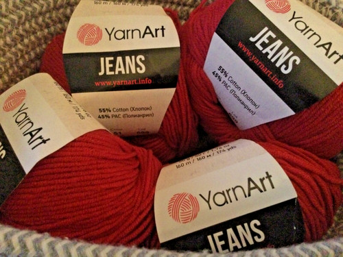 200g yarnart red - 200g,