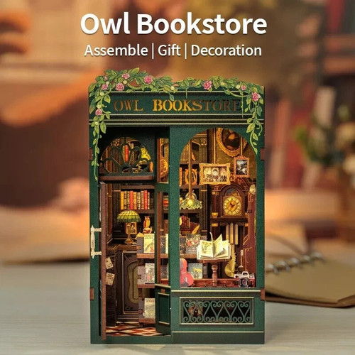 Diy book nook owl - nook,