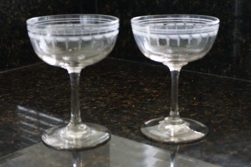 Pair fine cut etched - pair,