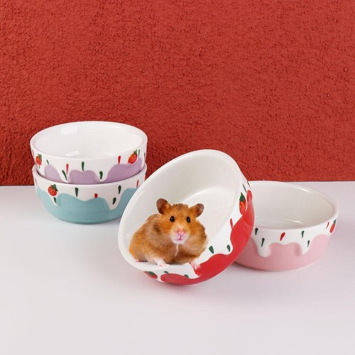 Hamster ceramic bowl small - hamster,