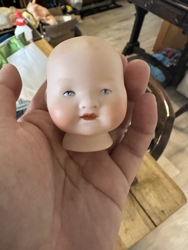Antique style baby doll head - baby,