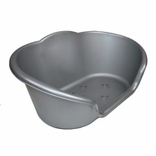 Dog Bed Basket Pet Cat Kitten Puppy Heavy Duty Plastic Waterproof Small Silver