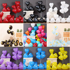 Red Heart Love BALLOONS Helium