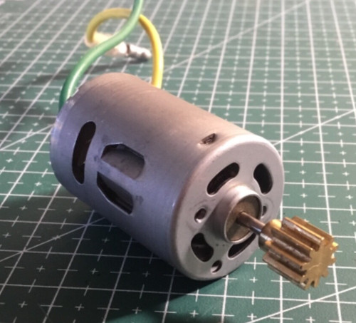 Tamiya 380 motor with - with, fixed