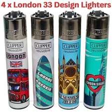 4 x Clipper Lighter Full Set