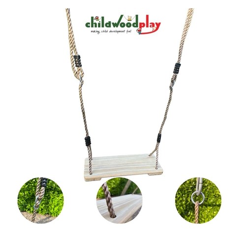 Wooden swing seat - seat, with