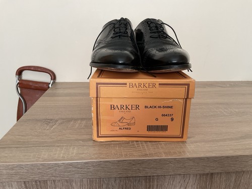 Barker alfred black shine - barker, hi-shine
