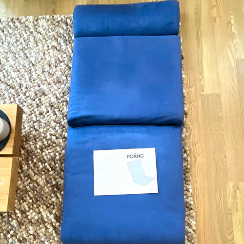 Ikea poäng blue fabric - poÄng,