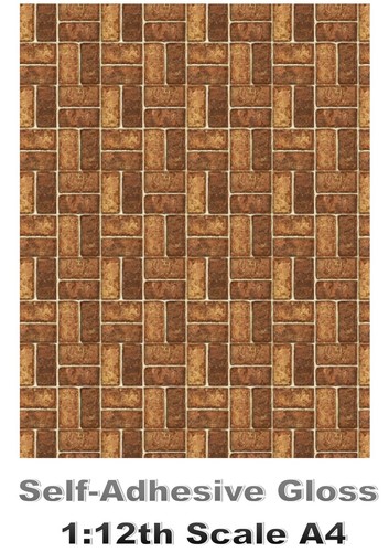 Dolls house wallpaper - wallpaper, stick-on