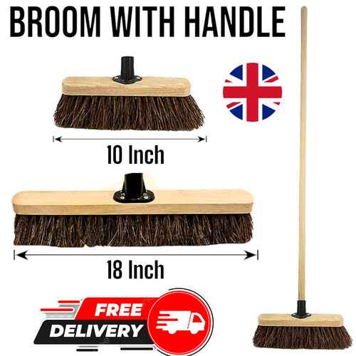Outdoor garden broom stiff - broom,