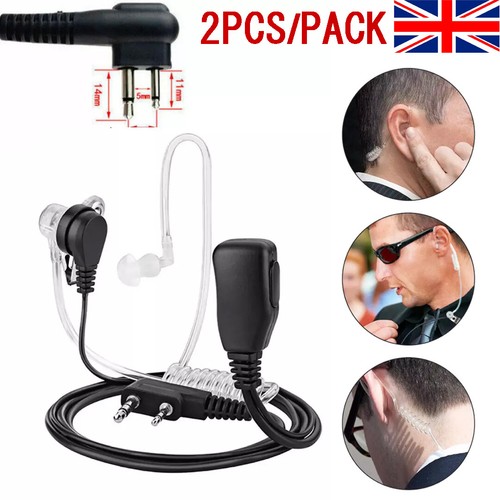 2pcs pin earpiece - 2-pin, for
