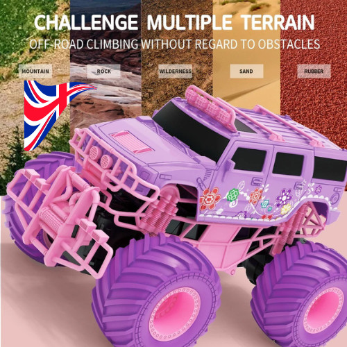 Pink off road - off-road, car