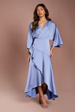 Coast Slate Blue Midi Dress