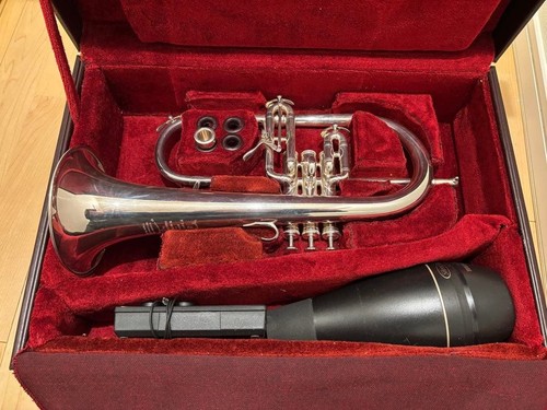 Besson 15bf flugelhorn with - 15bf-2,