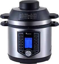 MasterPro Multi Cooker Pressure 6L 12-in-1 Electric 1500W Air Fryer Grill Bake