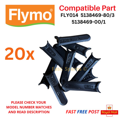 Flymo plastic blades for - 20,