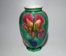 Poole Studio 8" / 20.5cm Vase, Hand Painted Nikki Massarella, Janice Tchalenko