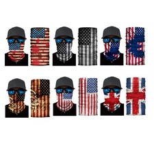 SEAMLESS BIKER CYCLING FACE MASK BALACLAVA BANDANA SCARF SNOOD NECK TUBE WARMER