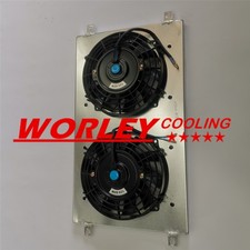 Aluminum shroud + fans for