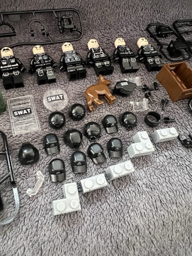 Lego minifigures swat - lego, custom
