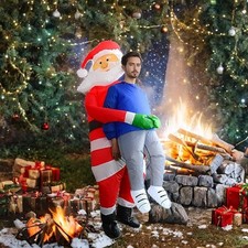 Xmas Unisex Adult Inflatable Funny Blow Up Fancy Dress Carry Costume Outfit Suit