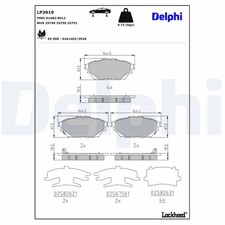Brake pad set disc - set,,