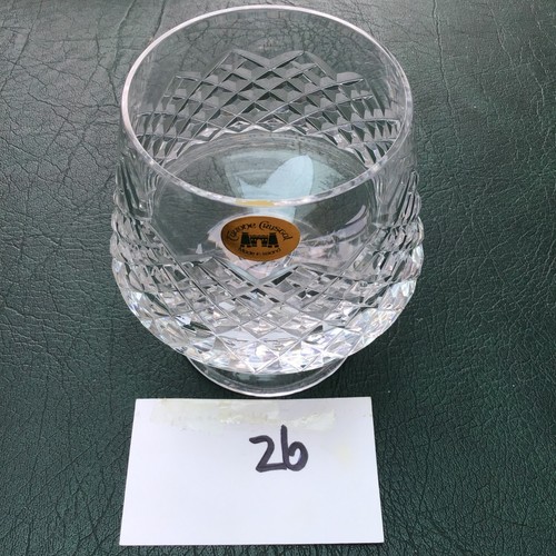 Tyrone crystal brandy glass - tyrone,