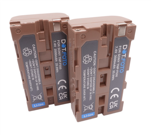 F550 3500mah usb c - 2x, np-f550