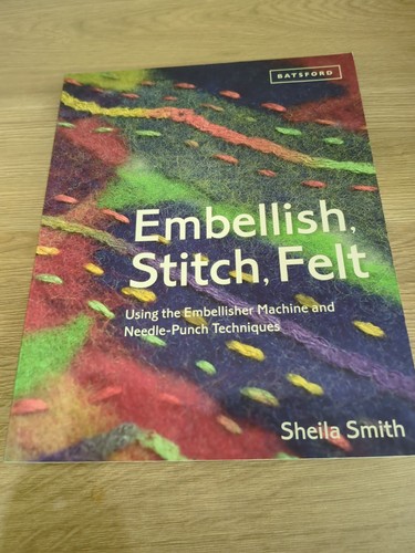 Embellish stitch felt book - felt,