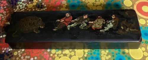 Antique chinese lacquer brush - chinese,