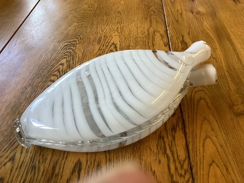 Antique nailsea glass - antique, flask