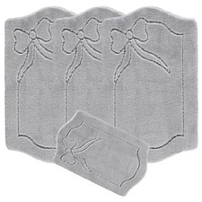 4pc Washable Rug Mat Set