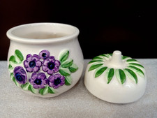 Vintage ROSA LJUNG honey pot dish Sugar bowl jar Swedish Christmas Gift idea