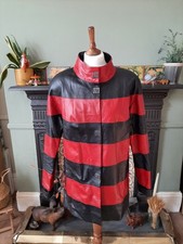Vintage Red & Black Striped