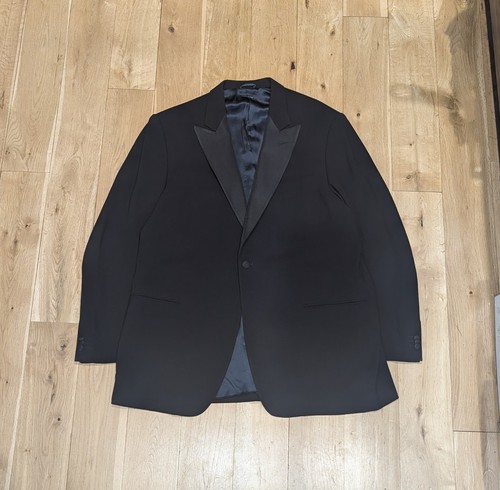 Black wool and silk giorgio - wool,