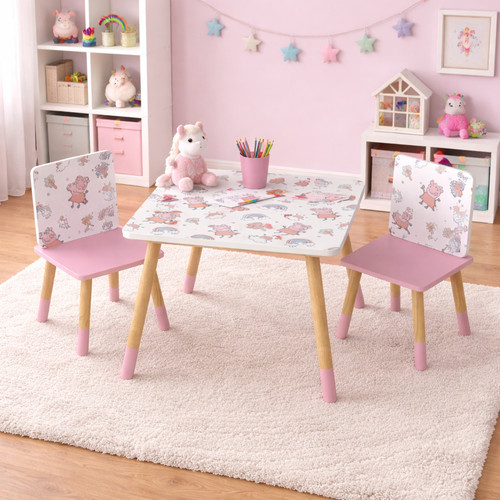 Child peppa pig themed table - peppa,