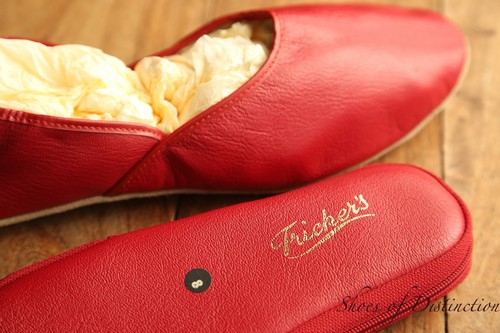 Trickers red leather - trickers,