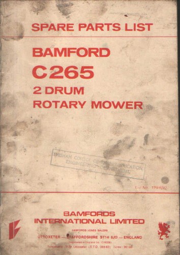 Bamfords c265 drum rotary - bamfords, 2