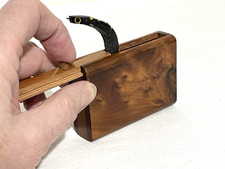 Vintage SNAKE bite box Burl