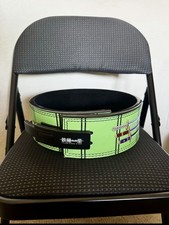 Village Hidden In Iron ONE PIECE SANTORYU Zoro Green Powerlifting Belt Size XL