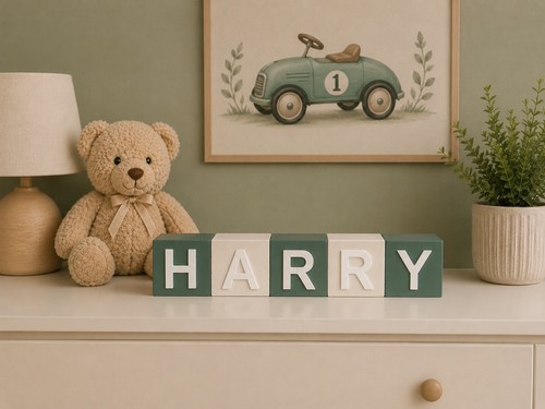 Personalised wooden name - personalised,