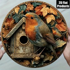 Decorative Metal Bird Plaque