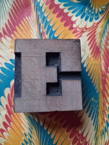 Wooden letterpress printing - wooden,
