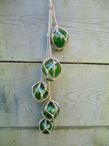 Green fishing boat net glass - 5,