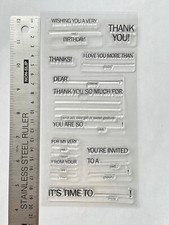 Clear rubber stamp Dragonfly