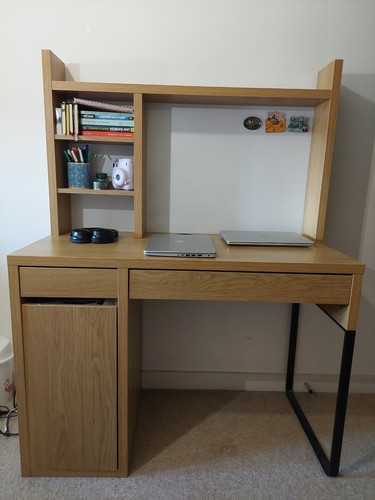 Ikea micke desk with - micke,