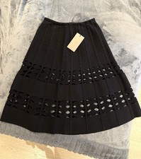 Alaia Cutout Wool-blend Midi