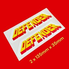 Defender Classic 1980's Logo