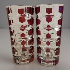 Vintage Triangle Art Glass