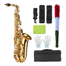 Eb Alto Saxophone Brass Lacquered Alto Sax Wind Instrument Woodwind UK with Bag